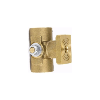 Кран для манометра Aquasfera латунь, G1/2 -М20х1,5 Ру16 м/м., фланец 1061-01 012-0095