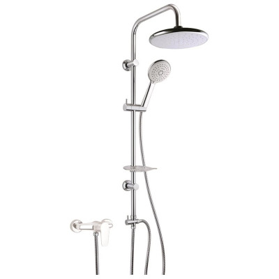 Душевая система Paini RS WHITE, хром 50CR191B0RS1P3