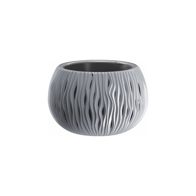 Кашпо для цветов Prosperplast SANDY BOWL серый DSK480-405U