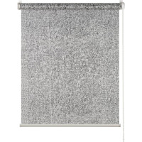 Рулонная штора ПраймДекор Мозаика миниролло, серебро, 68x170 см 42068121