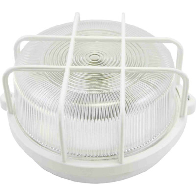 Влагозащищенный светильник APEYRON с решеткой белый, корпус ПАТС НБП01-60-003бел