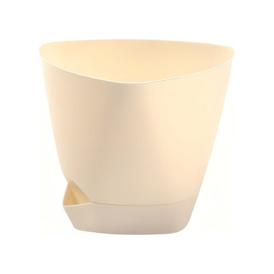 Горшок для цветов с поддоном Радиан Элеганс молочный, 5 л 10051231