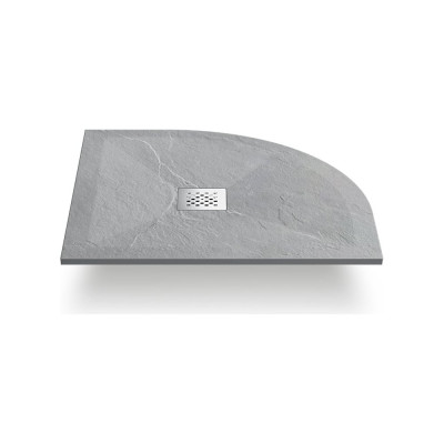 Поддон для душа VINCEA из искусственного камня, 900x900x25, серый VST-4SQ9090G