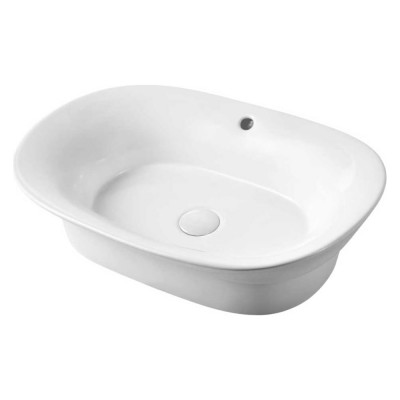 Керамическая раковина VINCEA 510x395x150, накладная, цвет белый, VBS-205