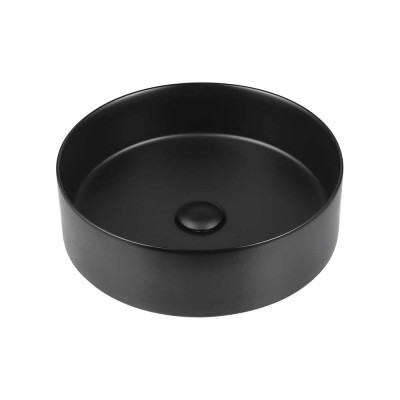 Керамическая раковина VINCEA 405x405x130, накладная, черный матовый VBS-316MB