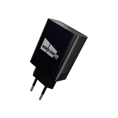 СЗУ More Choice Smart 2USB 3.0A QC3.0 быстрая зарядка для micro USB NC55QCm Black