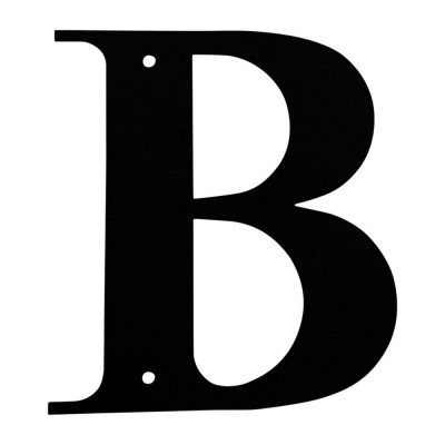 Буква B Amig черная B-4