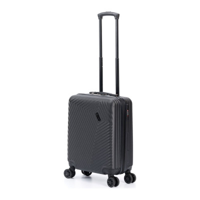 Чемодан Torber Lama, черный, ABS-пластик, 38x21x55 см, 37 л T1919S-Black