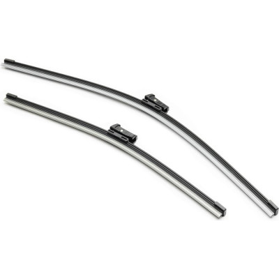 Щетки стеклоочистителя 61 см + 46 см, 2 шт, плоская, Push button 19mm GEELY Coolray SX-11 20- / VW Caddy/ Touran 03- PATRON PWB6146-KIT-VT1