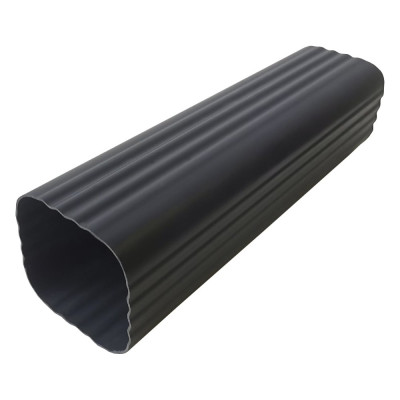 Водосточная труба VN ПВХ 1,5 метра, U110/67, серый TG15