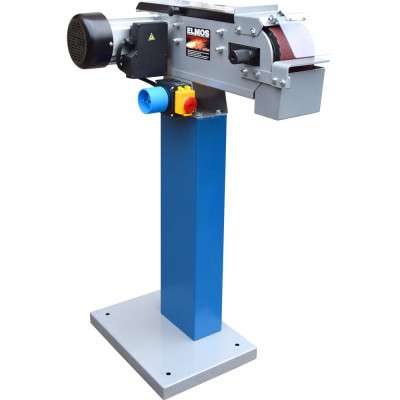 Ленточно-шлифовальный станок металлу Elmos BG 484 1,5кВт+подставка e70 553