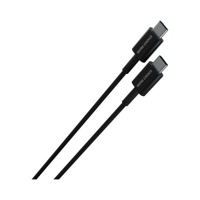 Дата-кабель More Choice Smart USB 3.0A PD 60W быстрая зарядка для Type-C Type-C TPE 1м K71Sa Black