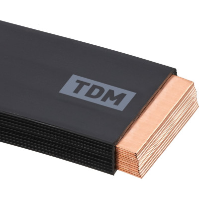 Медная гибкая изолированная шина TDM ELECTRIC ШМГ 12х(120x1), 2м, SQ0841-0022