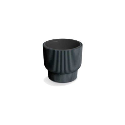 Кашпо Prosperplast d BMLR300-S433 MILLY d 30 h 27 см 10 л антрацит с вкладышем 069859