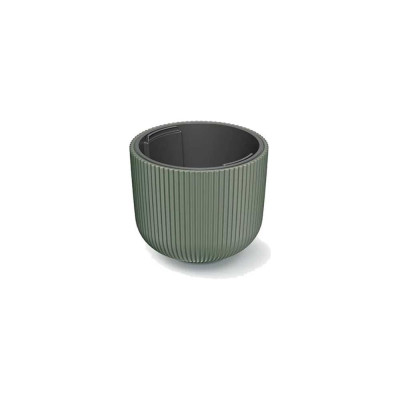 Кашпо с вкладышем Prosperplast DBML240-2411U MILLY d 4, h 19.7 см, 4.5 л, зеленый 069930