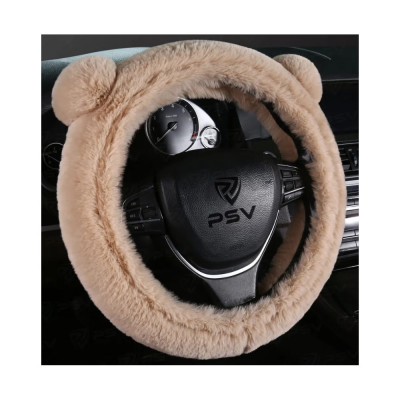 Оплетка на руль из искусственного меха PSV MISHKA Extra Бежевый M 136102
