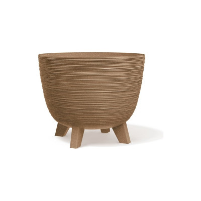 Кашпо на ножках Prosperplast DFUR300W-4665W Furu ECO d 29 см, h 24 см, 9.5 л, коричневый 070152