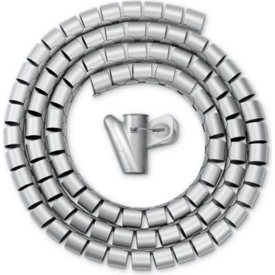 Кабельный органайзер BURO BHP CG252S Spiral Hose 25x2000mm Silver 1175269