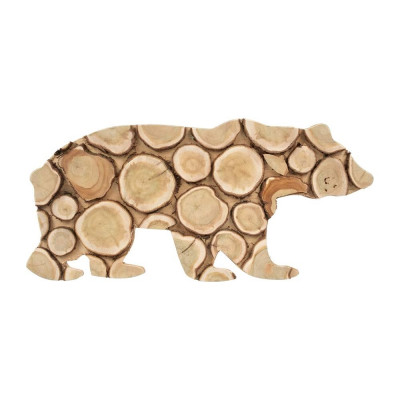 Панно можжевеловое, фигурное Банные Штучки медведь 27x57 см 33577