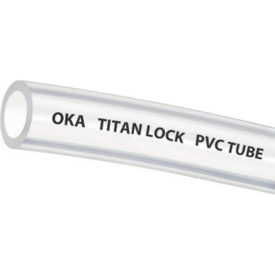 Прозрачная безнапорная ПВХ трубка TITAN LOCK «OKA» внутренний диаметр 10 мм, 50 м TL010OK_50