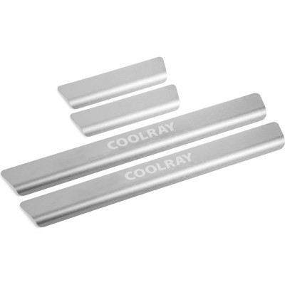 Накладки на пороги Rival Geely Coolray SX11 2018-н.в., только рынок РФ, NP.1901.3