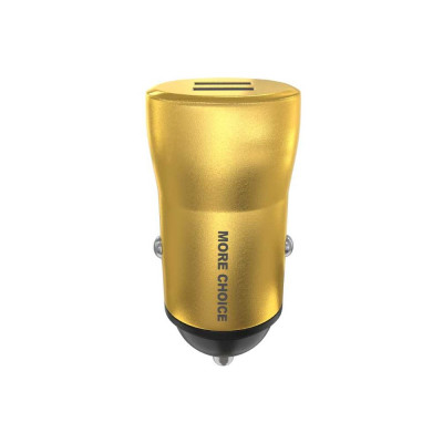 Автомобильное зарядное устройство More Choice 2USB, 2.4 A AC31