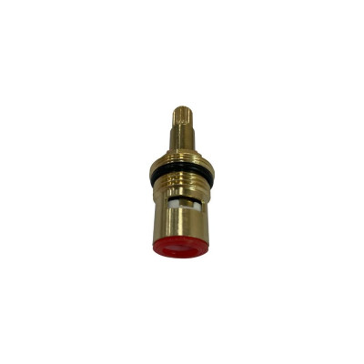 Кран-букса Lemark М18x1.5 (20 шлицов) с керам. прокладками, поворот 90, горячая, блистер LM8096R-BL
