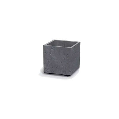 Кашпо на колесах Prosperplast Sierra Square Beton Effect 288х288 мм, h290 мм, 13 л, темно-серый DSI300E 425U 071563