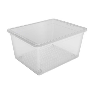 Ящик для хранения с крышкой FunBox, 37 л, Бейсик FB1081