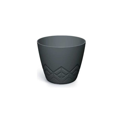 Кашпо Prosperplast DARE120 446U Areco d 12 см, h 10 см, 800 мл, темно-серый 072371