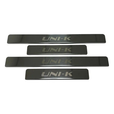 Накладки порогов AutoMax 4 шт, Changan UNI-K 2020- AMCHUNIK01