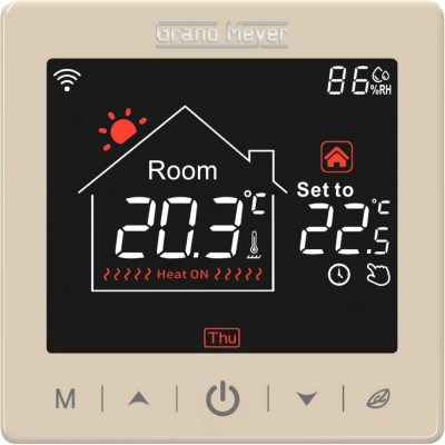 Терморегулятор Grand Meyer Wi-Fi золотой SN-15