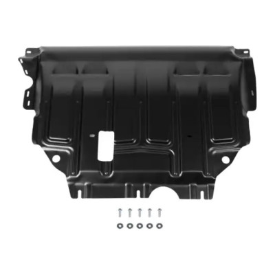 Защита картера + КПП + комплект крепежа AutoMax сталь, Skoda Octavia 2020-, V- 1.4; 1.6/Skoda Superb 2019-, V - 2.0; привод - передний/Volkswagen Je AM.5128.2
