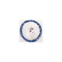 Оплетка SKYWAY Port M, синяя, строчка черная, экокожа S01102449