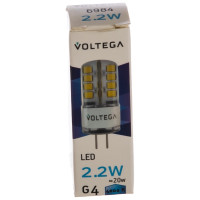 Светодиодная лампа VOLTEGA Капсула G4 4000К 2.5W 6984