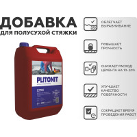 Комплексная добавка для производства полусухой стяжки PLITONIT Эстрих-10 Н002281