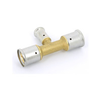 Тройник пресс Henco 26х16х26 мм 10P-261626