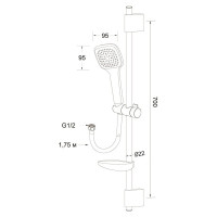 Душевой комлект Latuno L80050