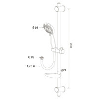 Душевой комплект Latuno  L80053