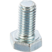 Болт Стройбат DIN 933 М 8x 16 белый цинк 4 шт 243741