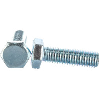 Болт Стройбат DIN 933 М12x 40 белый цинк 2 шт 274121