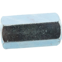 Переходная гайка Стройбат DIN 6334 М20 белый цинк 1 шт 248801