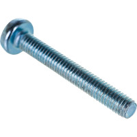 Полукруглый винт Стройбат DIN 7985 М5x35 белый цинк 9 шт 306540