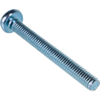 Полукруглый винт Стройбат DIN 7985 М4x35 белый цинк 10 шт 306510