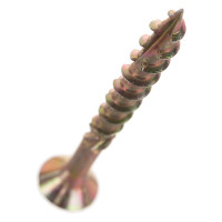 Конструкционный универсальный саморез BULLIT 5x45 TX25, желтый, потай, 200 шт. 14-0015560