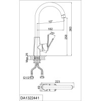 Смеситель для кухни DQ DA1322441