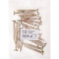 Шуруп по бетону Стройбат 7,5x52 желтый цинк 20 шт. 268910