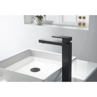 Смеситель для раковины-чаши Timo Selene black высокий 3061/03F