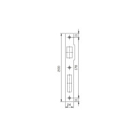 Ответная прямоугольная планка KALE KILIT для замка 152R, СP, PB 60152R00011