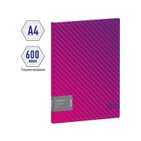 Папка Berlingo contrast на 4 кольцах, 24 мм, 600 мкм, d-кольца, с внутренним карманом RB4_4D042